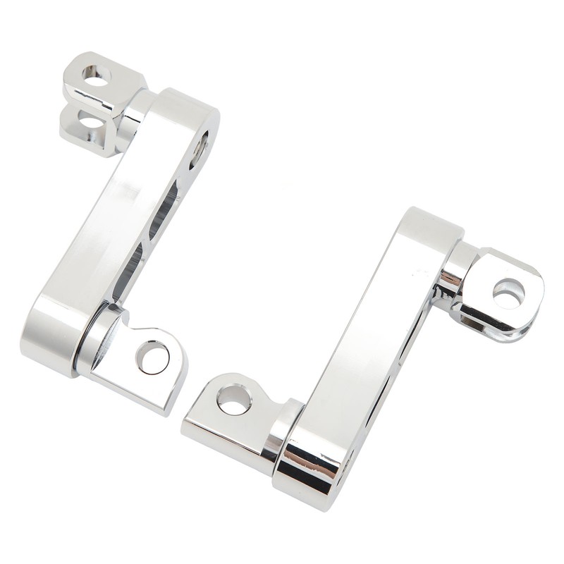 Motorcycle Foot Peg Highway Bracket 360° Adjustable Rugged Foot Peg