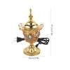 Electric Incense Burner Metal Bakhoor Burner Middle Eastern Style Tabletop