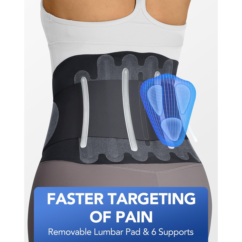 Fitomo Lumbar Belt Black Medium