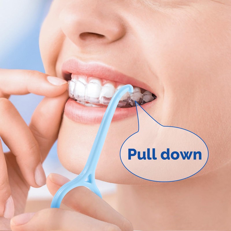 JMU Aligner Remover Tool, 2 Colors Clear Aligner Removal Tool,