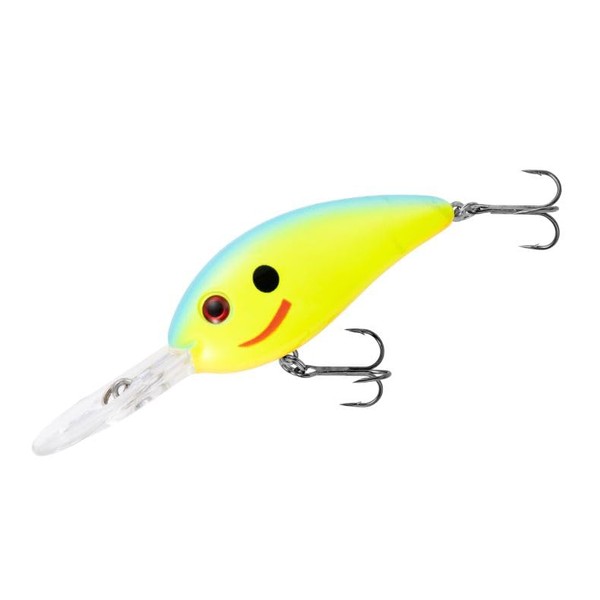 Bomber Fat Free Shad Jr Chartreuse Blue 2 1/2"
