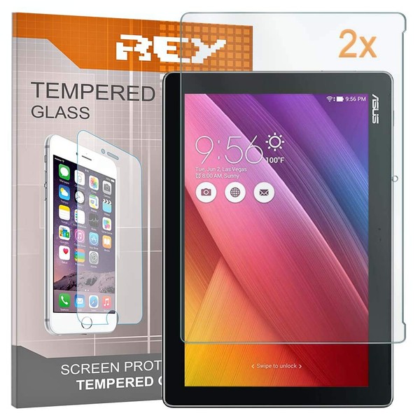 REY Pack of 2 Tempered Glass Screen Protectors for ASUS