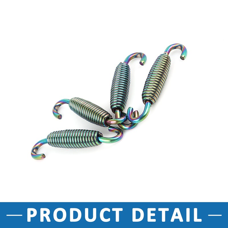 A ABSOPRO Pack of 4 Motorcycle Exhaust Pipe Spring 59