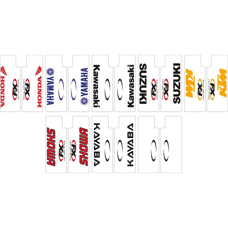 Factory Effex (08-38404 Black Upper Fork Shield Graphic