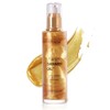 Liyalan Shimmer Body Oil 5 Color Gold 3.38 Fl Oz
