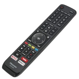 VINABTY EN3AA39H Remote Control Replacement Suitable for Hisense TV EN3B39 EN3D39 H50A6550 H43A6550 H55A6550 EN3AA39H H55U7AUK H65U7AUK H43AE6400 H50AE6400 H655 640000 H6550 H50U7 H50U7AUK H55U7A
