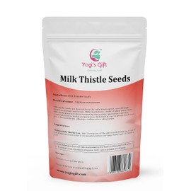 Milk Thistle Tea (Seeds) 1 LB | Promotes Liver Health | Loose Bulk Bag | by Yogi's Gift®