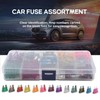 jingfei 130Pcs Standard Blade Car Fuse Assortment,1A 2A 3A 4A