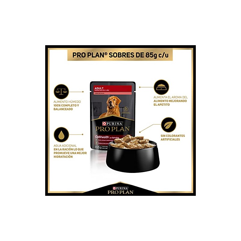 Purina Pro Plan Adulto Carne 24x85g