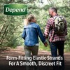 Depend FIT-FLEX Incontinence Underwear for Men, Maximum Absorbency, Disposable, L,