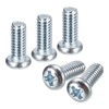 sourcing map #8-32x3/8" Pan Head Phillips Machine Screws, 50pcs Zinc