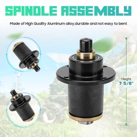 ILONPA (3 Pack) Mower Spindle Assembly for 037-6015-00 037-6015-50 Bad Boy CZT ZT Pup and Pup Lightning 48 50 52 60 72 inch Deck