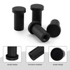 Mailfull Coat Hooks Black Pack of 8 Towel Hooks with