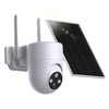 LIWAN 2K Solar Security Cameras Wireless Outdoor, 360° View Pan/Tilt