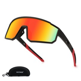BUYAGE Youth Baseball Softball Sunglasses, Teens Sports Cycling Glasses Running MTB Golf for Men Women