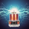 Bluetooth Music Coil Touchable Thunderlight 48V 1.5A Solid State Music