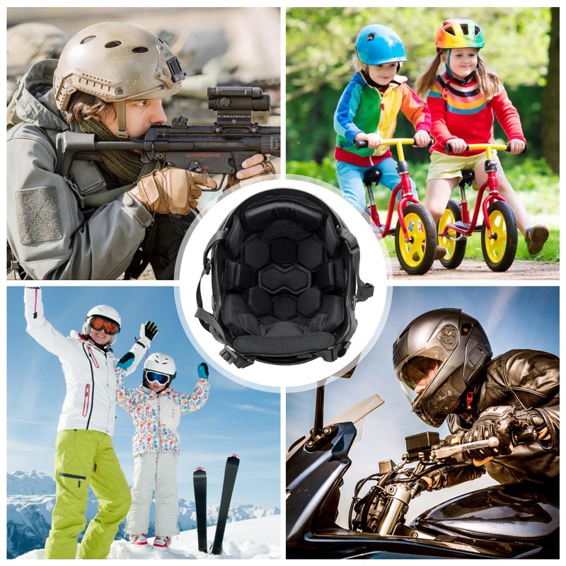 Tactical Airsoft Helmet Padding,Helmet Replacement Memory Foam Padding Kits Set,Protective