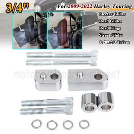 Unbranded 3/4" Driver Floorboard Extension Kit Fit For Harley Electra Street Glide Trike