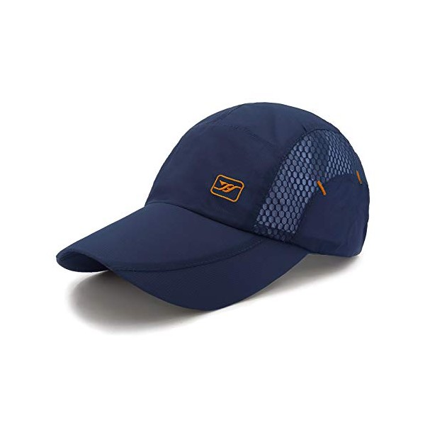 LETHMIK Quick Dry Sports Cap Unisex Sun Hat Summer UV Protection Outdoor Cap Navy Blue