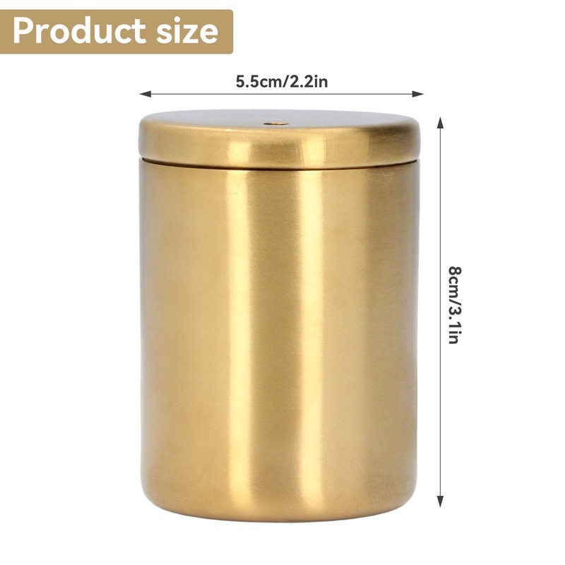 Toothpick Holder, 3.1x2.2in Stainless Steel Toothpick Holder Dispenser Pocket Toothpicks