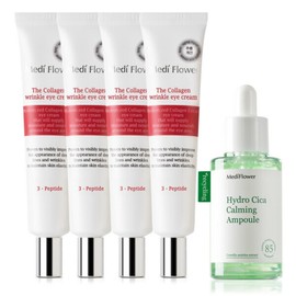 The Collagen Wrinkle Eye Cream 40ml x4 + Hydro Cica Calming Ampoule 50ml / Wrinkle Improvement / Moisture Care / 더 콜라겐 링클 아이크림 40ml x4개+하이드로 시카 카밍 앰플 50ml주름개선수분케어