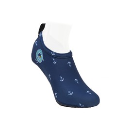 Duukies Men's Beach Socks Anchor Swimming Socks Non-Slip UV Protection Bathing Shoes, blue