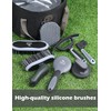 Harrison Howard Horse Grooming Kit 9-Piece Equine Care Series Horse