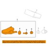 Honda Genuine 42753-TR3-A81 TPMS Sensor Assembly, Regular