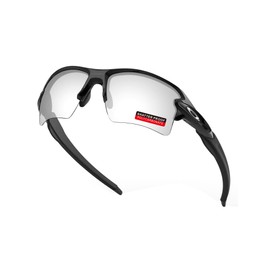 iLikeo PRO+ Non-Polarized Polycarbonate Replacement Lenses for Oakley Flak 2.0 XL OO9188 Sunglasses - HD Clear, Hd Clear, For Flak 2.0 XL OO9188 59mm Frame