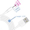 2 Pack 2.5mm Vibrating Massager Charger Replacement DC Charging Cable