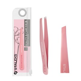 STALEKS PRO Augenbrauen-Pinzette, Präzision, Edelstahl, Beauty & Care 11/3