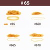 輪ゴム オーバンド #65 < 50g透明袋 > アメ色 極太幅 少量 包装