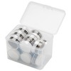 Giftop 15 PCS Small Loose Display Box Gemstone Holder Case