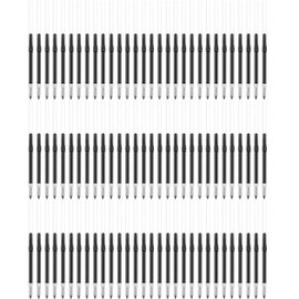 100pcs Beadable Pens Refills for Plastic Bead Ballpoint Pen，Beadable Pens Bulk Refills，Bead Pens Refills (Black)