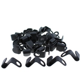 TAODAN 32PCS 5x1.6cm Clothes Hanger Connector Hooks Cascading Hanging Rack Wardrobe Hanging Clip Plastic Hanging Bracket for Wooden Suit Hanger and Velvet Hanger