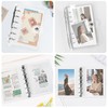 Transparent Seal Book, 6 Ring Binder, Snap-On Waterproof Clear Binder
