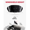 Amazicha Windshield 8" Wave Windscreen Wind Splitter Compatible for CVO