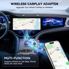 Wireless CarPlay Adapter, Converts Wired to Wireless Carplay Plug &