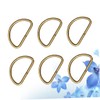 DOITOOL 100pcs d Buckle d Metal Shoulder Strap Accessories for