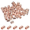 PATIKIL 3/32"/2.5 mm Wire Rope End Sleeve, Pack of 50