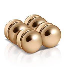 4PCS Hijab Magnet, Strong Hijab Magnets Pins Multi-Use Scarf Magnets for Women Girls Kids Scarf Magnets for Hijab (Gold)