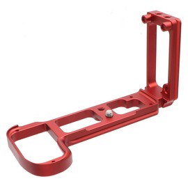 INPON L-Shaped Quick Release Bracket for Nikon Z6 Z7 Compatible with Arca Switzerland, 1/4" Screw, Hex Key Included, Red