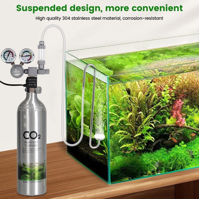 Hygger CO2 Stainless Steel CO2 Diffuser Atomizer Used for Aquarium