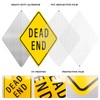 Anobell Dead End Sign 24 x 24 Inches Reflective Aluminum