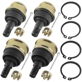 Caltric 4 Ball Joint LH RH Upper and Lower for Honda TRX250X 2009 2011-2014 2016-2024