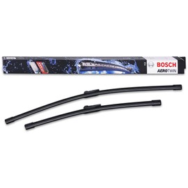 Bosch Wiper Blade Aerotwin A863S, Length: 650mm/450mm – Set of Front Wiper Blades - Only for Left-Hand Drive (EU)