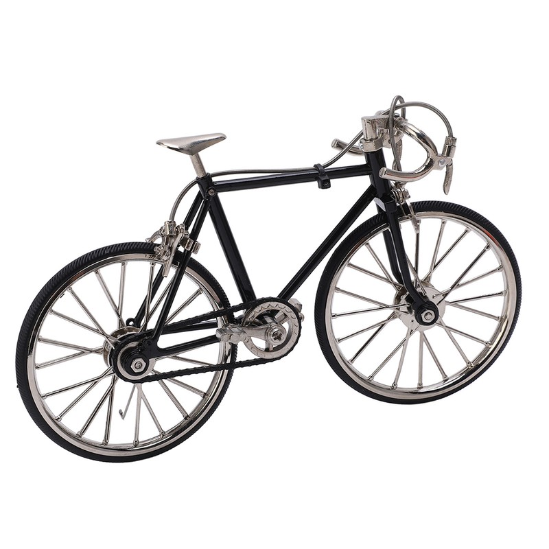 Bicycle Model Vivid Design DIY Decorative 12x19.5cm/4.7x7.7in Alloy Material Miniature