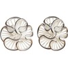 Aretes de Plata para Mujer 925 Flores Niña Pendientes Stud