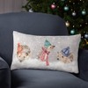 Evans Lichfield Snowy Hedgys Cushion Cover, 30 x 50cm