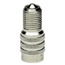 Haltec Set of 4 Double Seal Inflate Through Valve caps for Truck, RV and Semi Truck Applications.